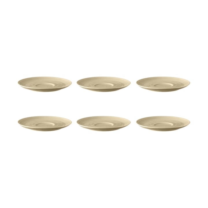 6 Platos de café Terra Ø16,1 cm - Sand Beige - Seltmann Weiden