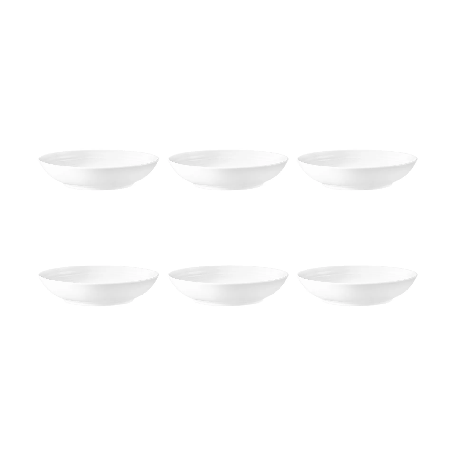 6 Platos hondos Terra Ø21,2 cm, Blanco Seltmann Weiden