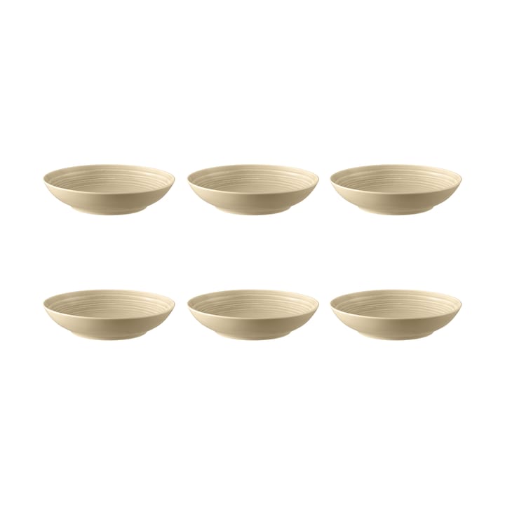 6 Platos hondos Terra Ø21,2 cm - Sand Beige - Seltmann Weiden