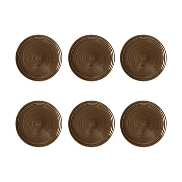 6 Platos Terra Ø17,7 cm - Earth Brown - Seltmann Weiden