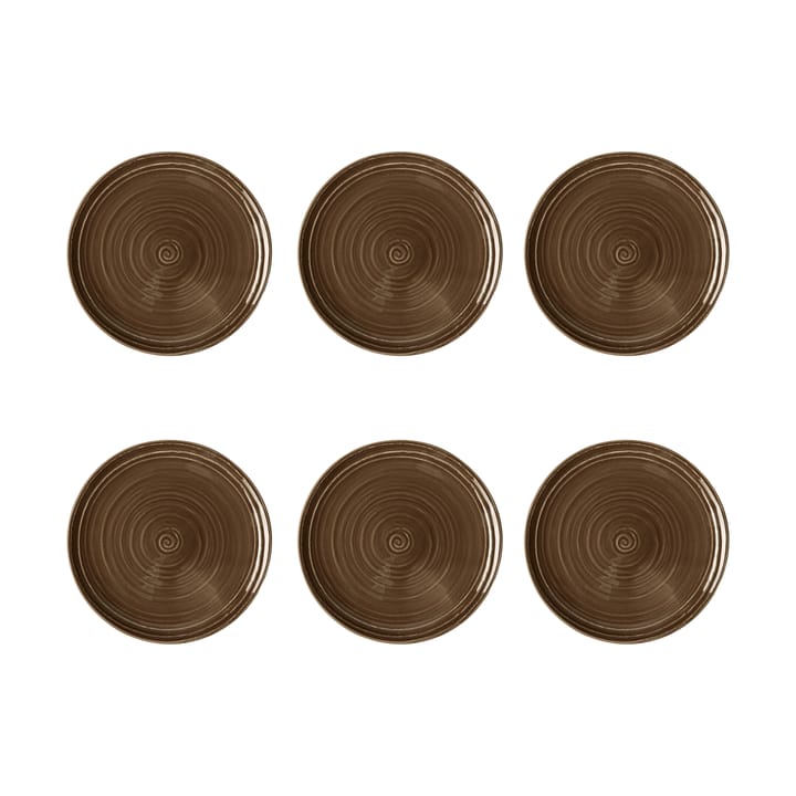 6 Platos Terra Ø17,7 cm - Earth Brown - Seltmann Weiden
