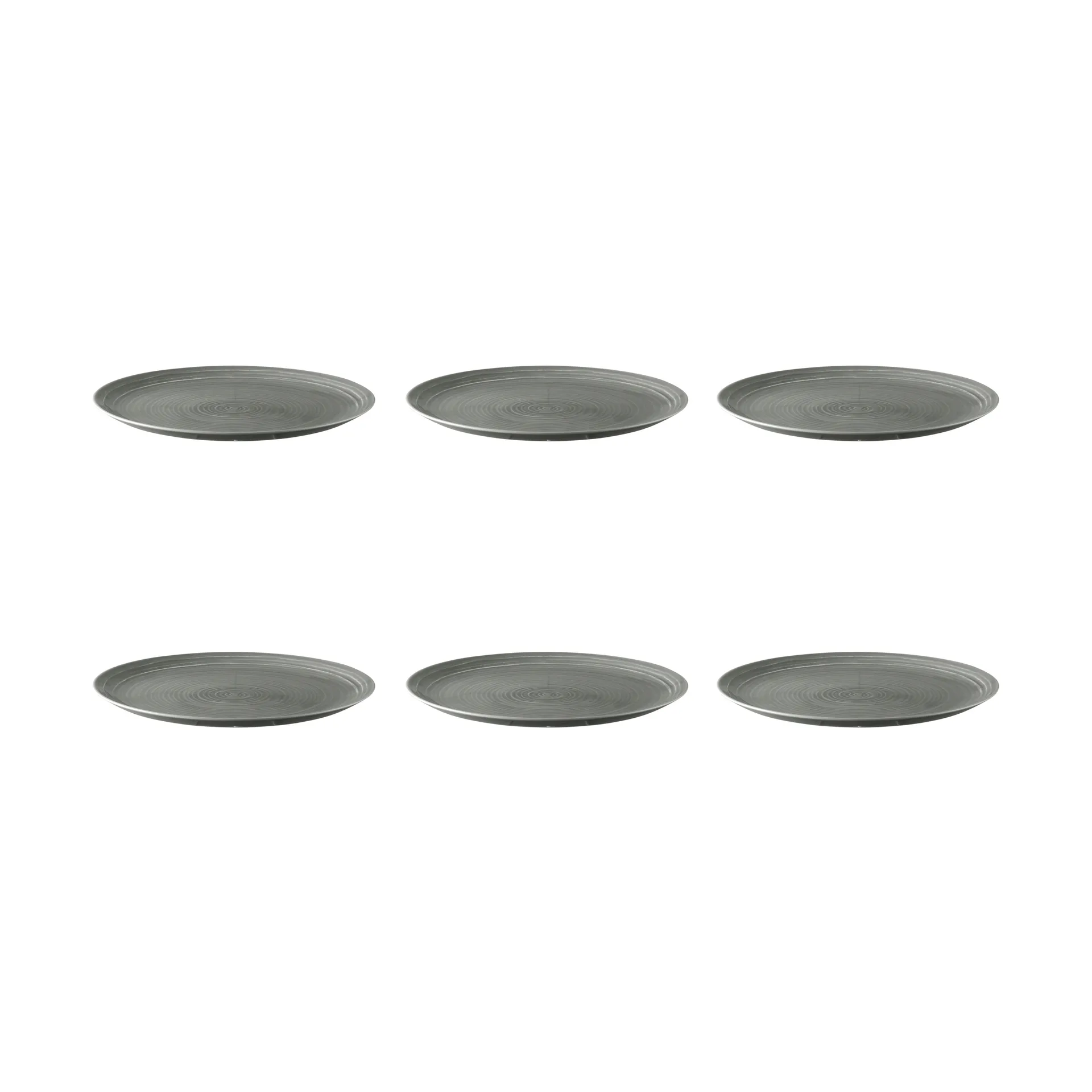 6 Platos Terra Ø27,8 cm, Pearl Grey Seltmann Weiden