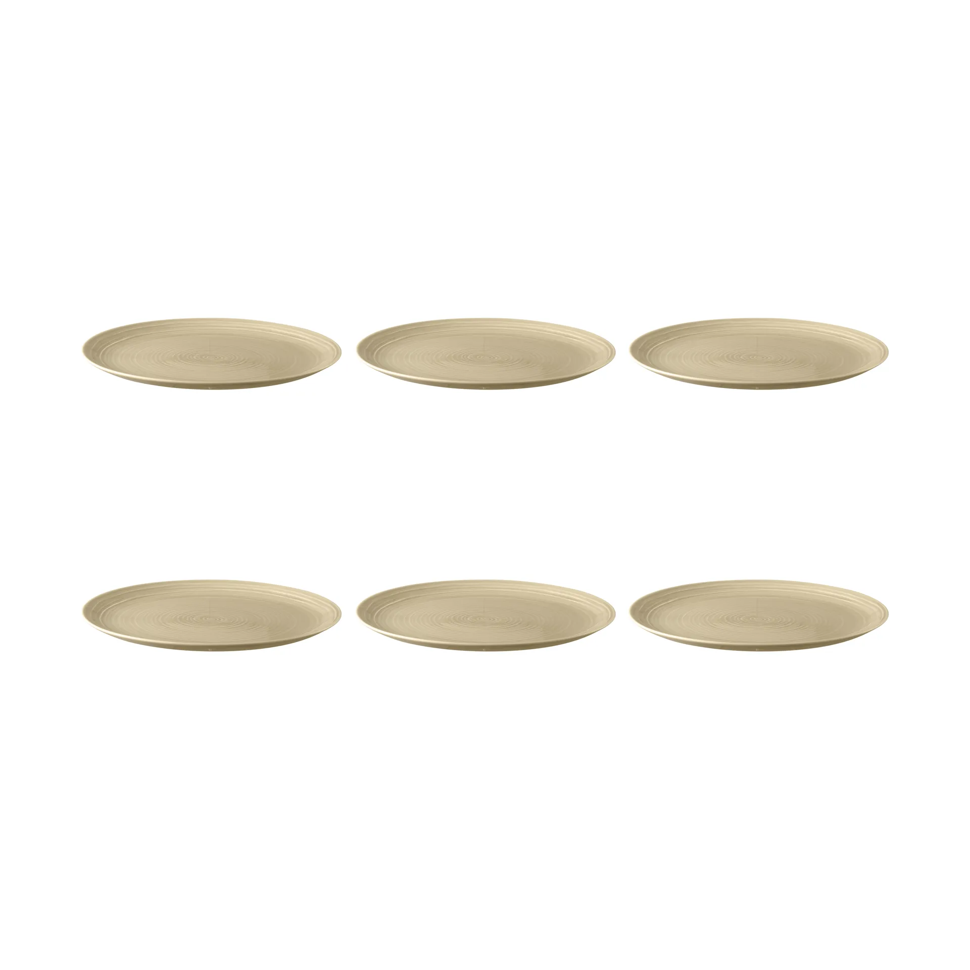 6 Platos Terra Ø27,8 cm, Sand Beige Seltmann Weiden