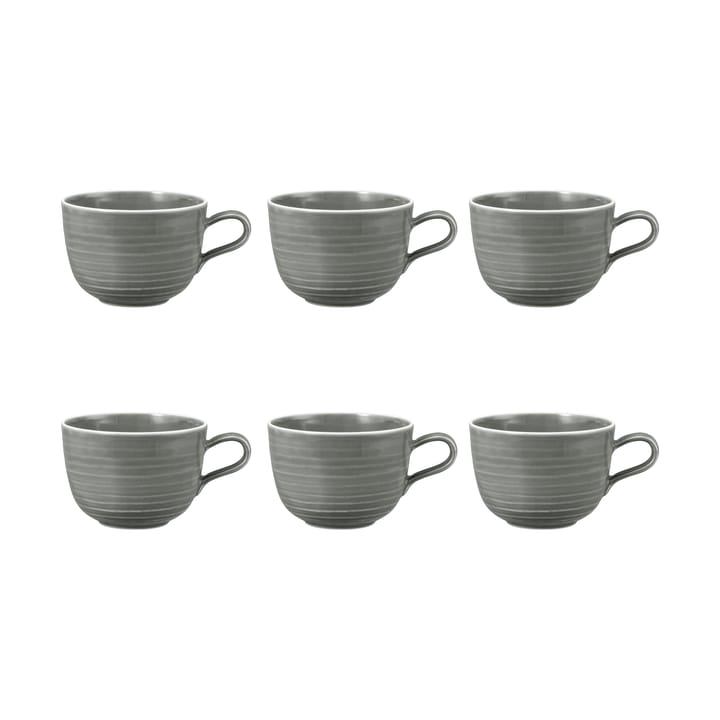 6 Tazas Terra 38 cl - Pearl Grey - Seltmann Weiden