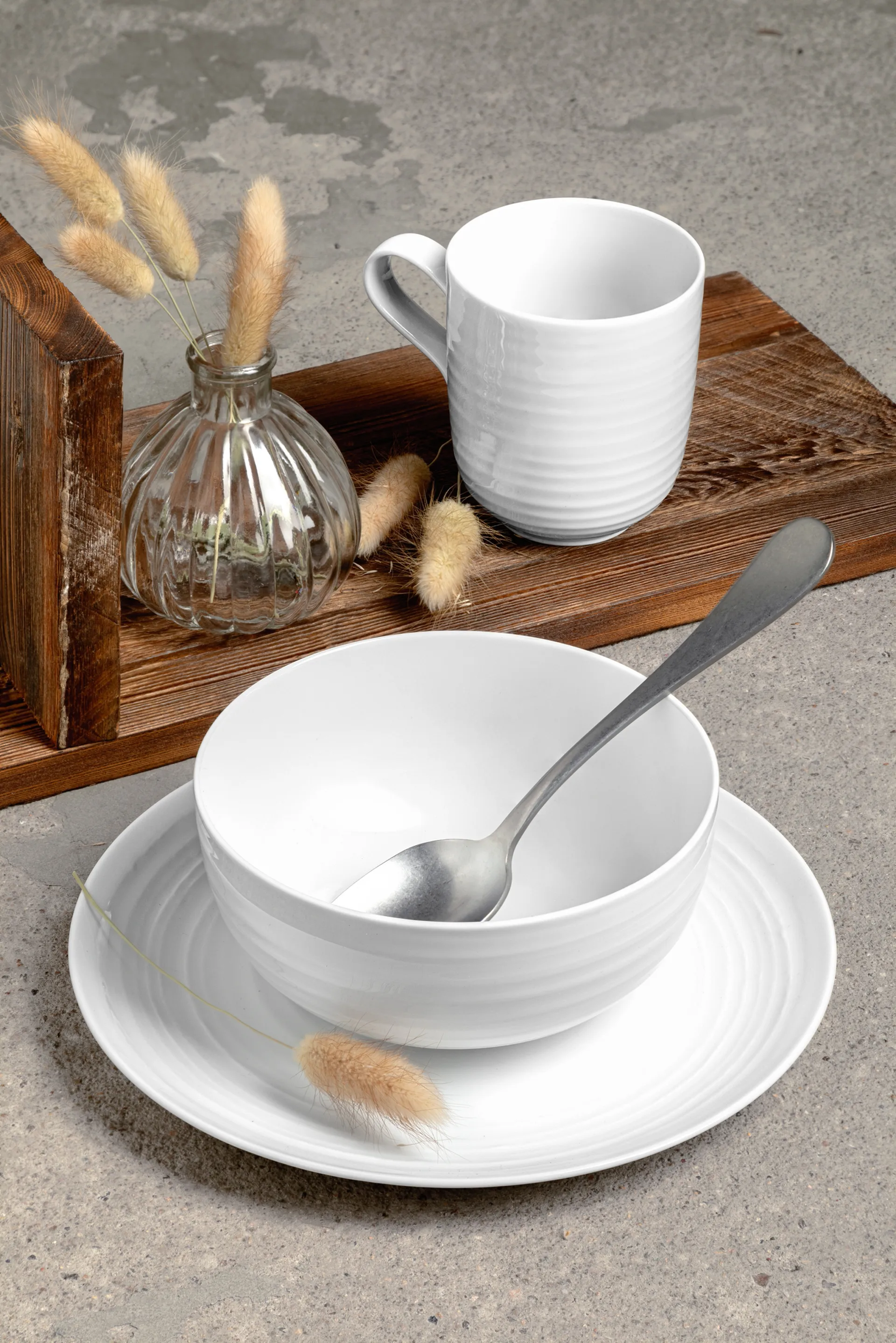 6 Tazas Terra 40 cl, Blanco Seltmann Weiden