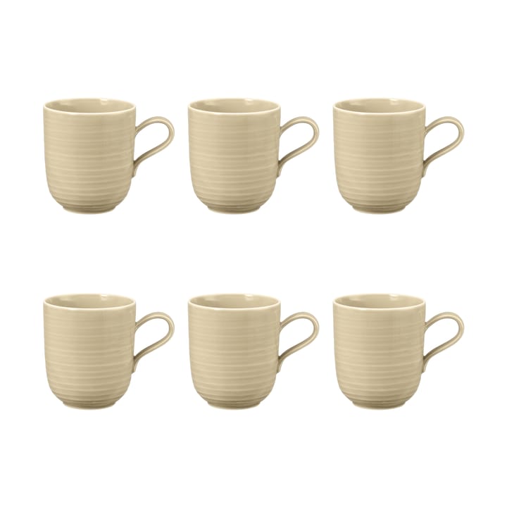 6 Tazas Terra 40 cl - Sand Beige - Seltmann Weiden