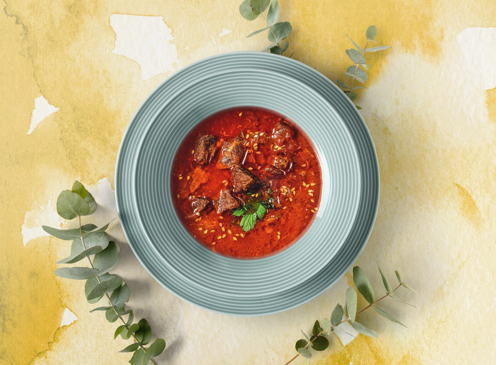 Vajilla Beat 12 piezas, Azul Ártico Seltmann Weiden