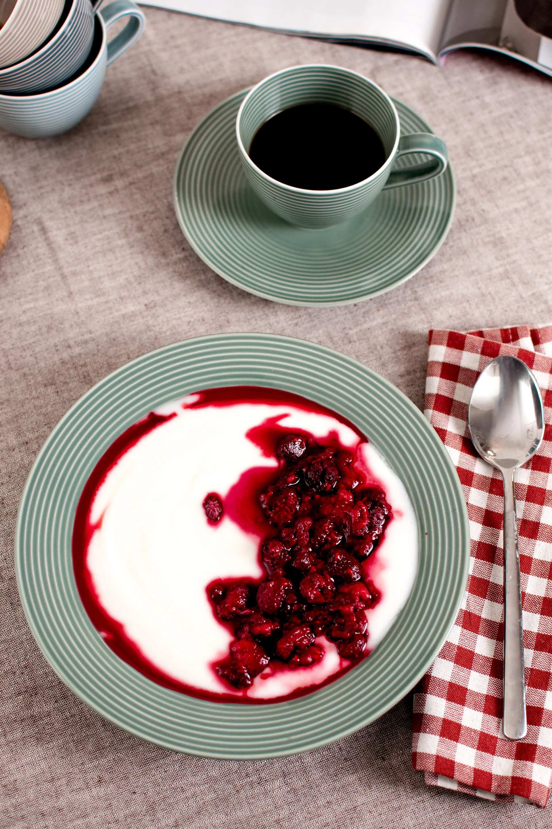 Vajilla Beat 12 piezas, Gris perla Seltmann Weiden