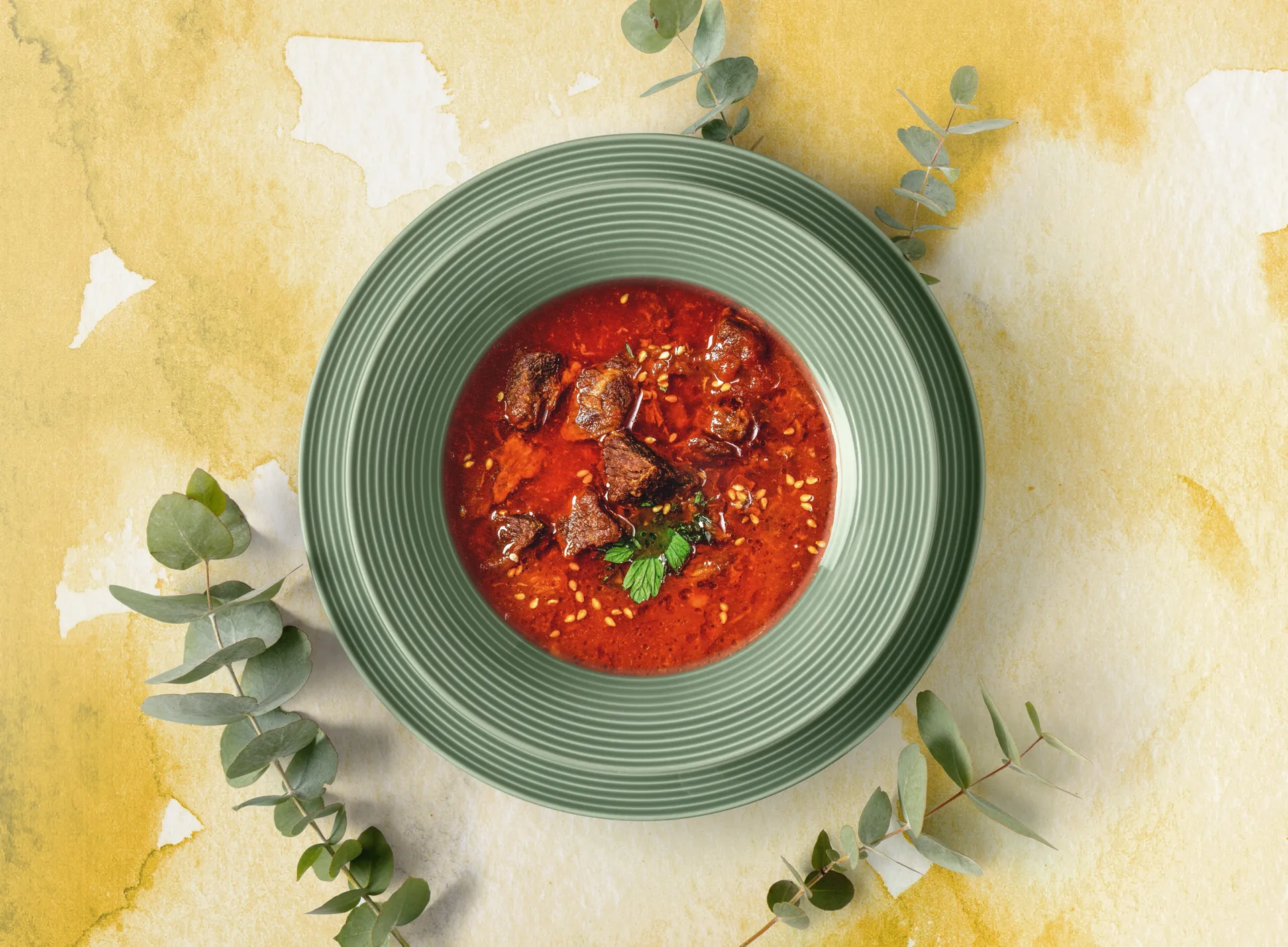 Vajilla Beat 12 piezas, Verde Seltmann Weiden