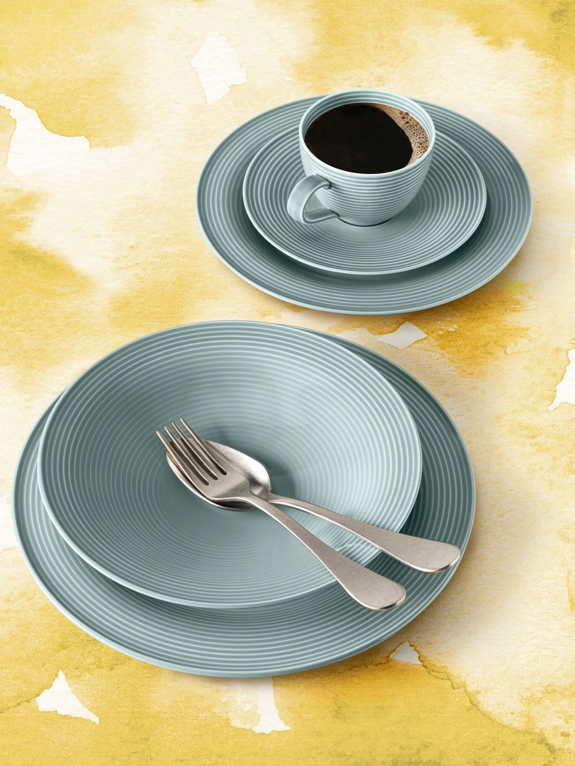 Vajilla Beat 30 piezas, Azul Ártico Seltmann Weiden