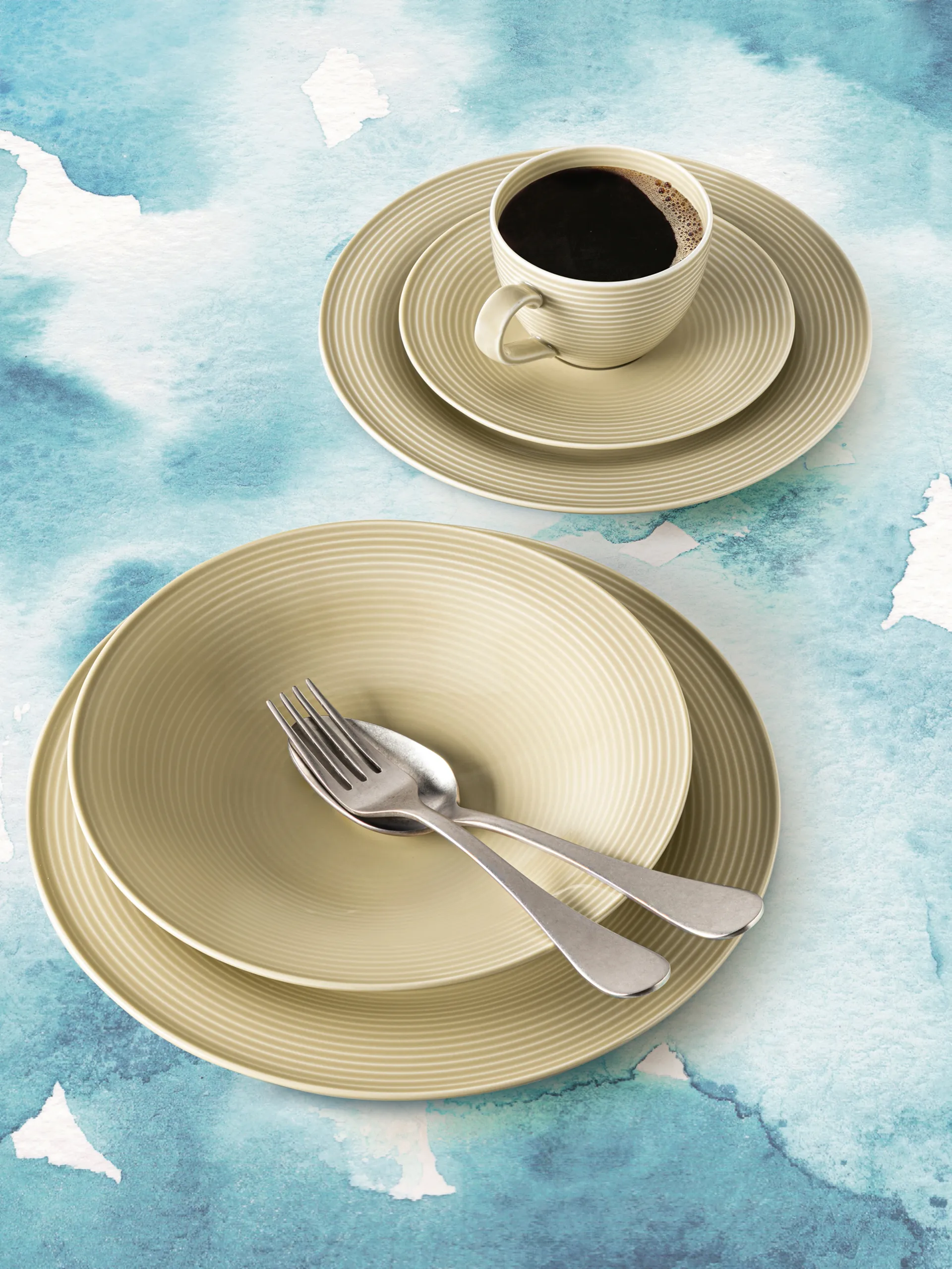 Vajilla Beat 30 piezas, Beige arena Seltmann Weiden