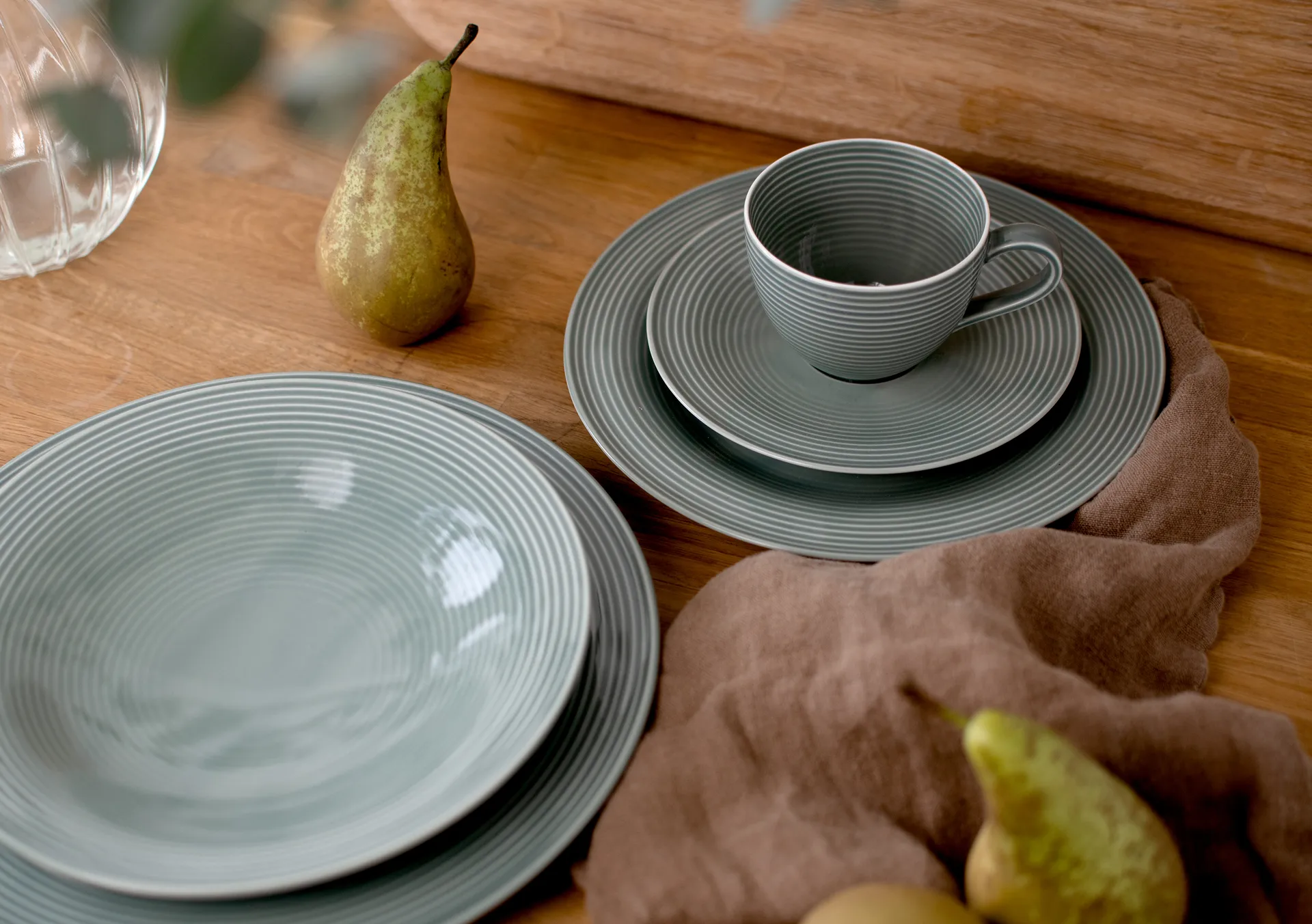 Vajilla Beat 30 piezas, Gris perla Seltmann Weiden