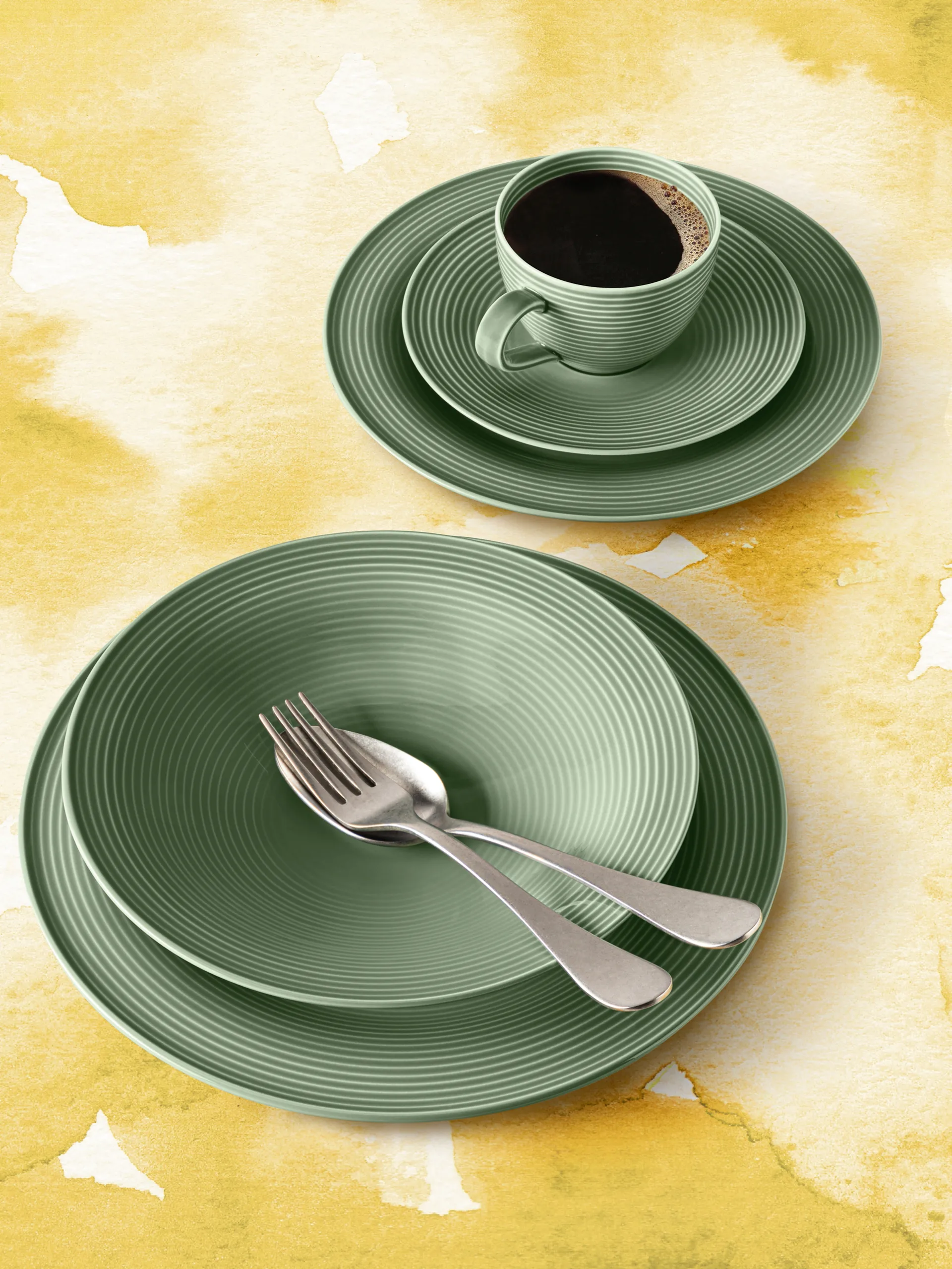 Vajilla Beat 30 piezas, Verde Seltmann Weiden