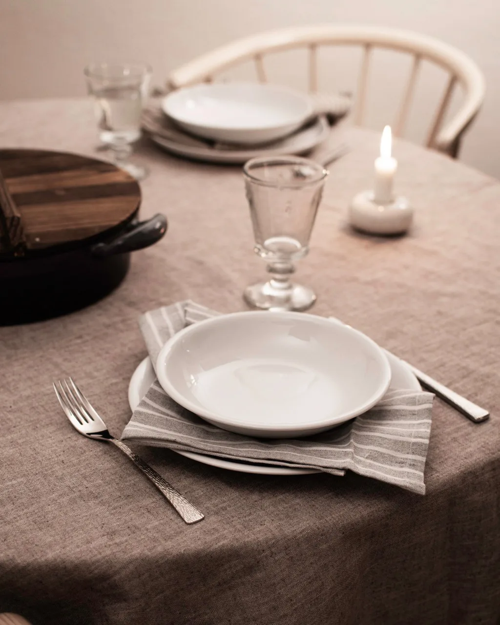 Vajilla Compact 12 piezas, Blanco Seltmann Weiden