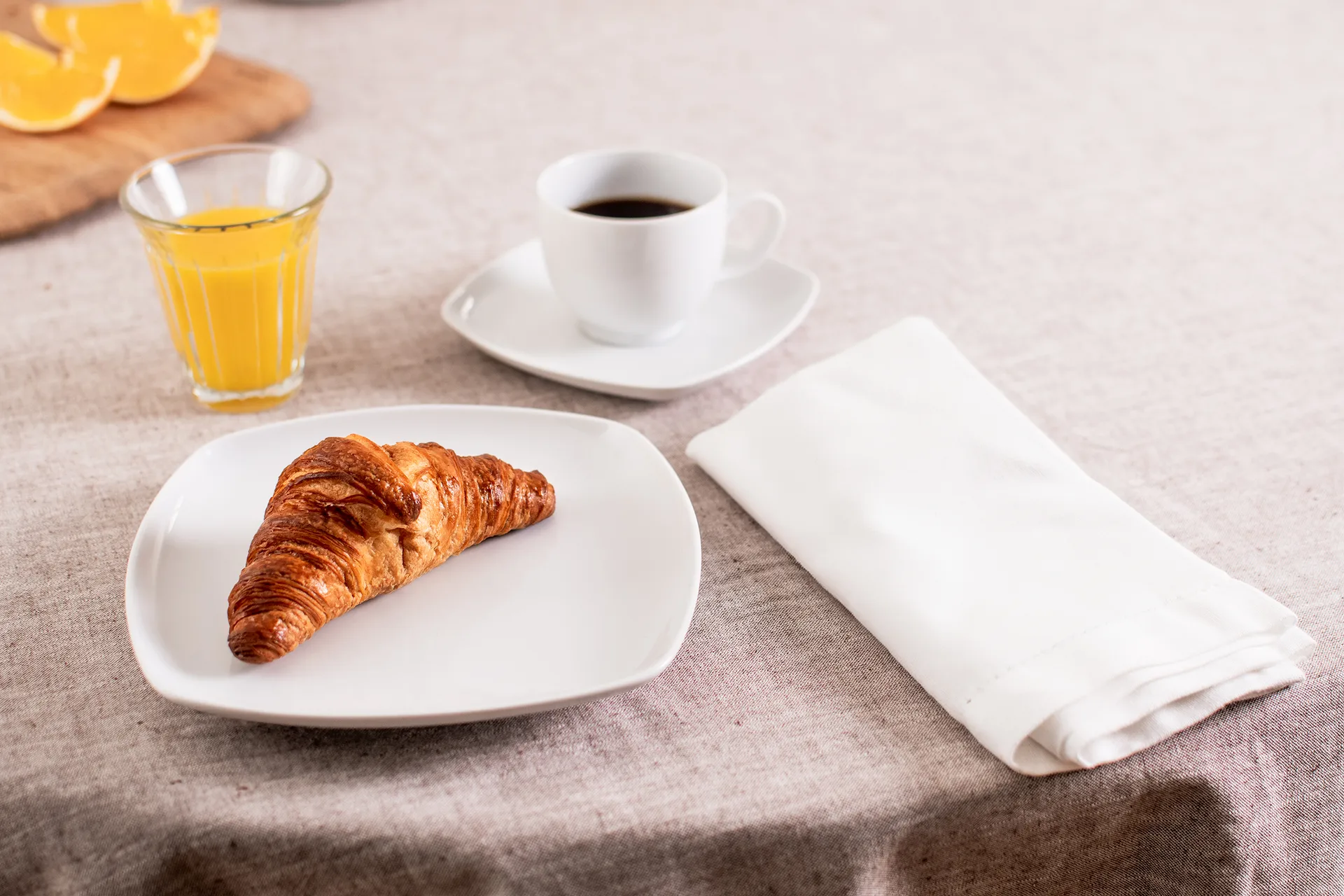 Vajilla de café Lido cuadrada 18 piezas, Blanco Seltmann Weiden