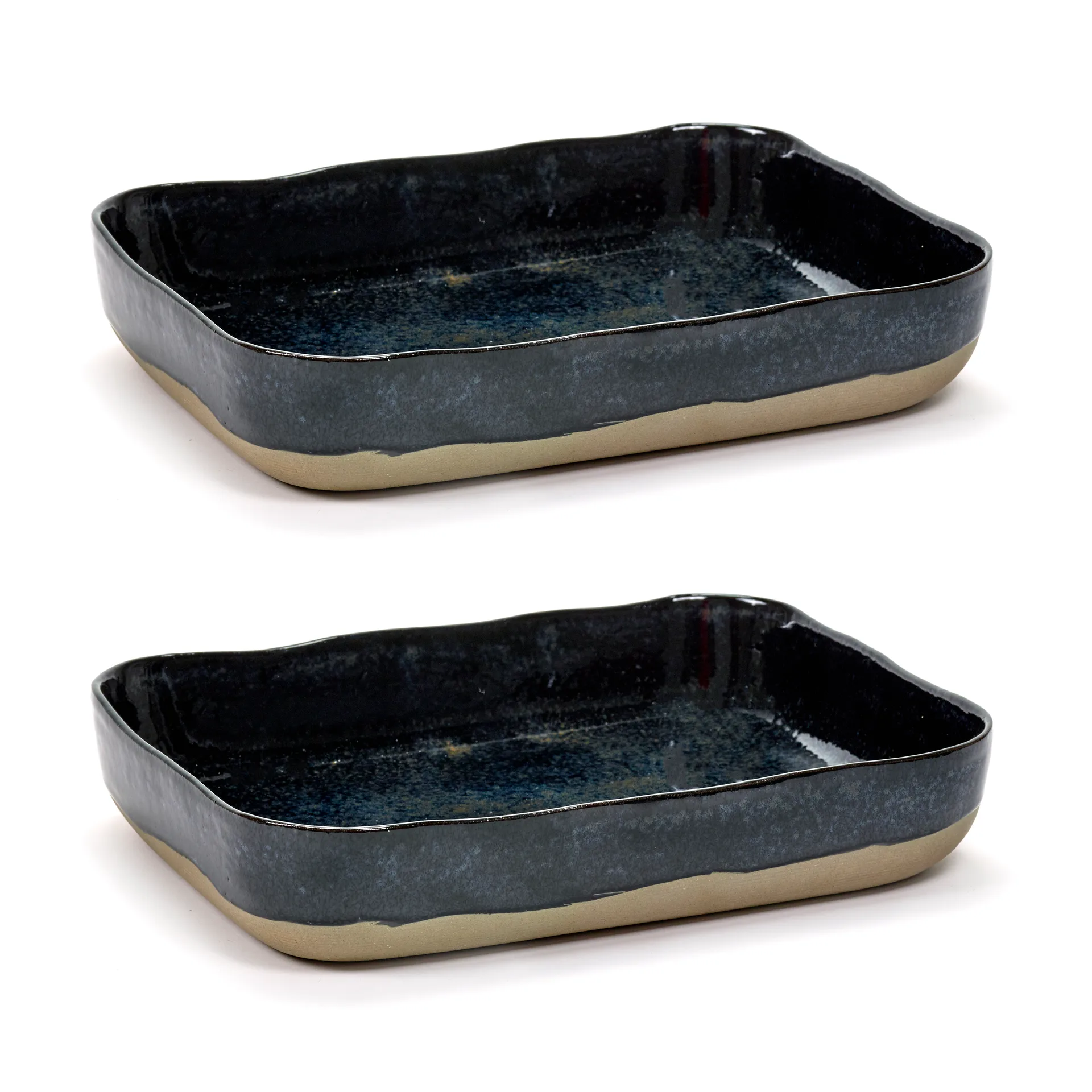 2 Moldes para horno La Nouvelle Table No10 22x30 cm, Dark blue Serax