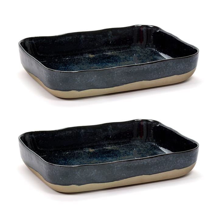 2 Moldes para horno La Nouvelle Table No10 22x30 cm - Dark blue - Serax