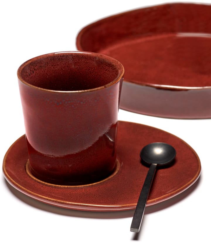 2 Platillos para taza de café La Mère Ø14,5 cm, Venetian red Serax