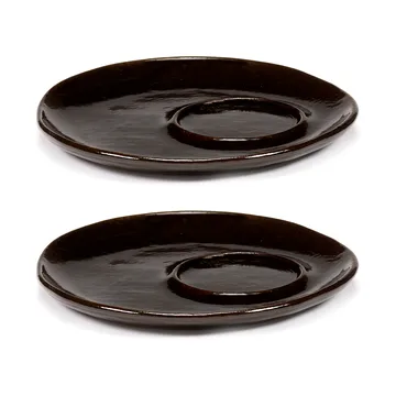 2 Platillos para taza expreso La Mère Ø11 cm - Dark brown - Serax