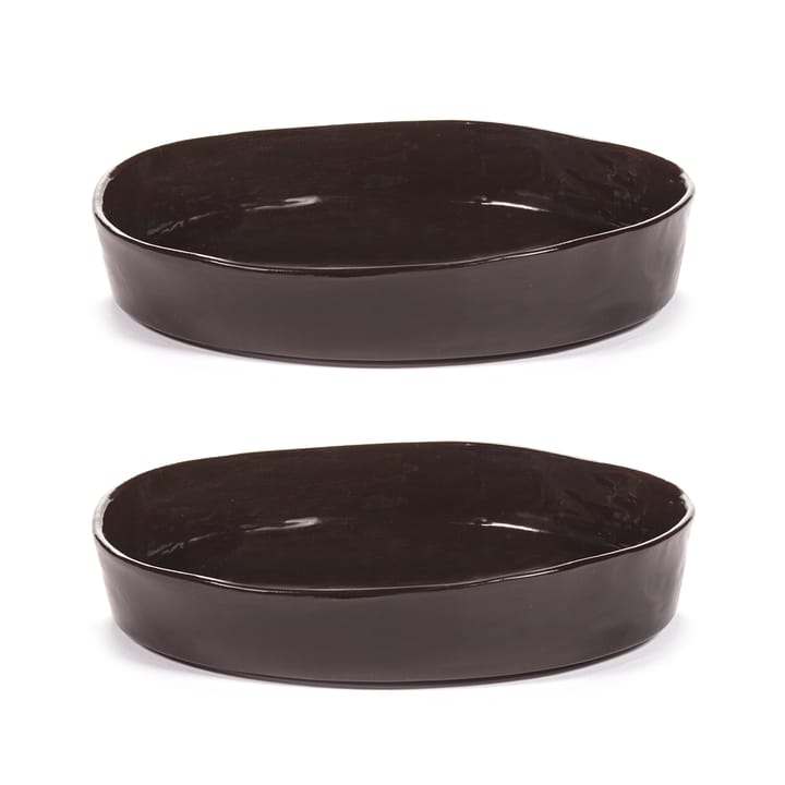 2 Platos hondos La Mère Ø20 cm - Dark brown - Serax