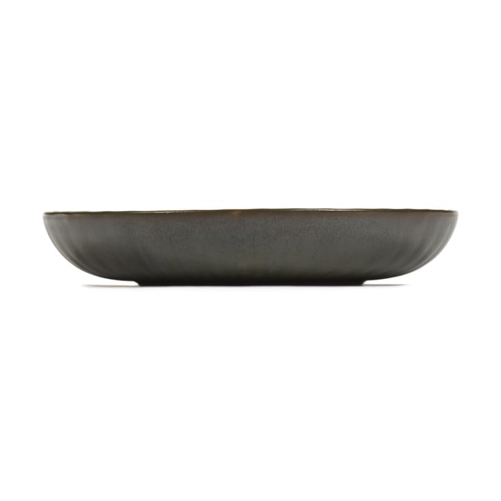 2 Platos Inku high M Ø21 cm, Green Serax