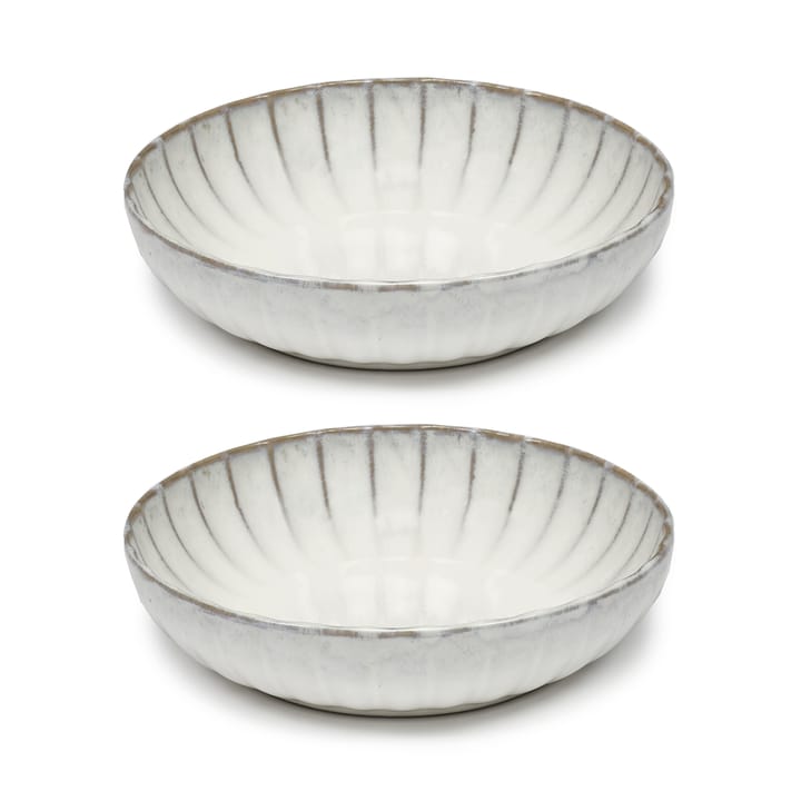 2 Platos Inku high XS Ø16 cm, White Serax