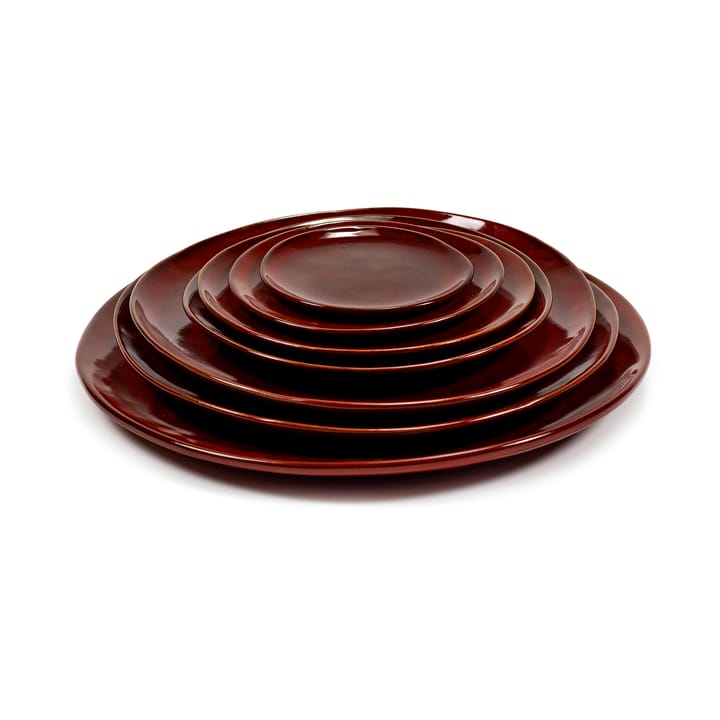 2 Platos La Mère M Ø20 cm, Venetian red Serax