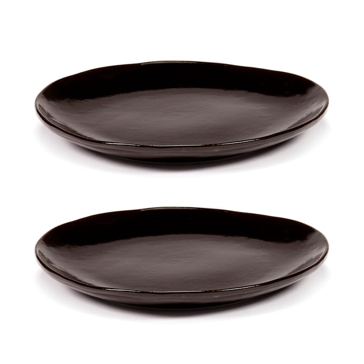 2 Platos La Mère S Ø18 cm - Dark brown - Serax