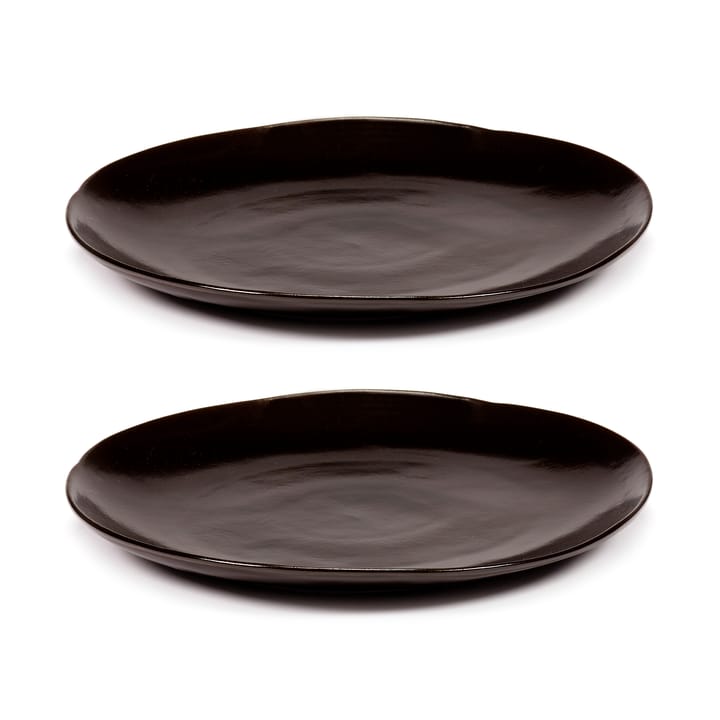 2 Platos La Mère XL Ø27 cm - Dark brown - Serax