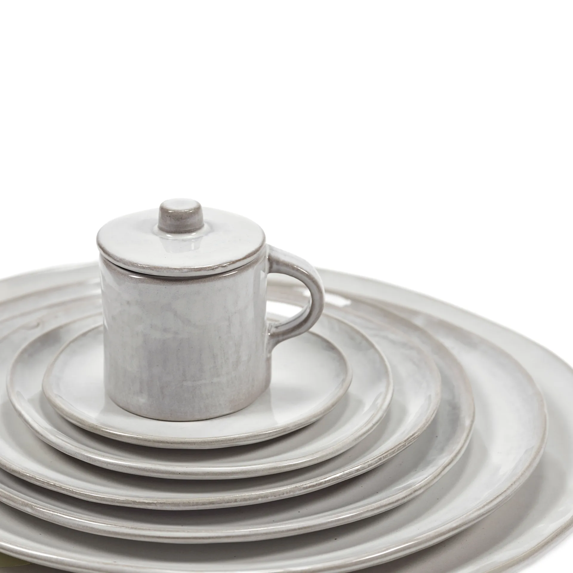 2 Platos La Mère XL Ø27 cm, Off white Serax