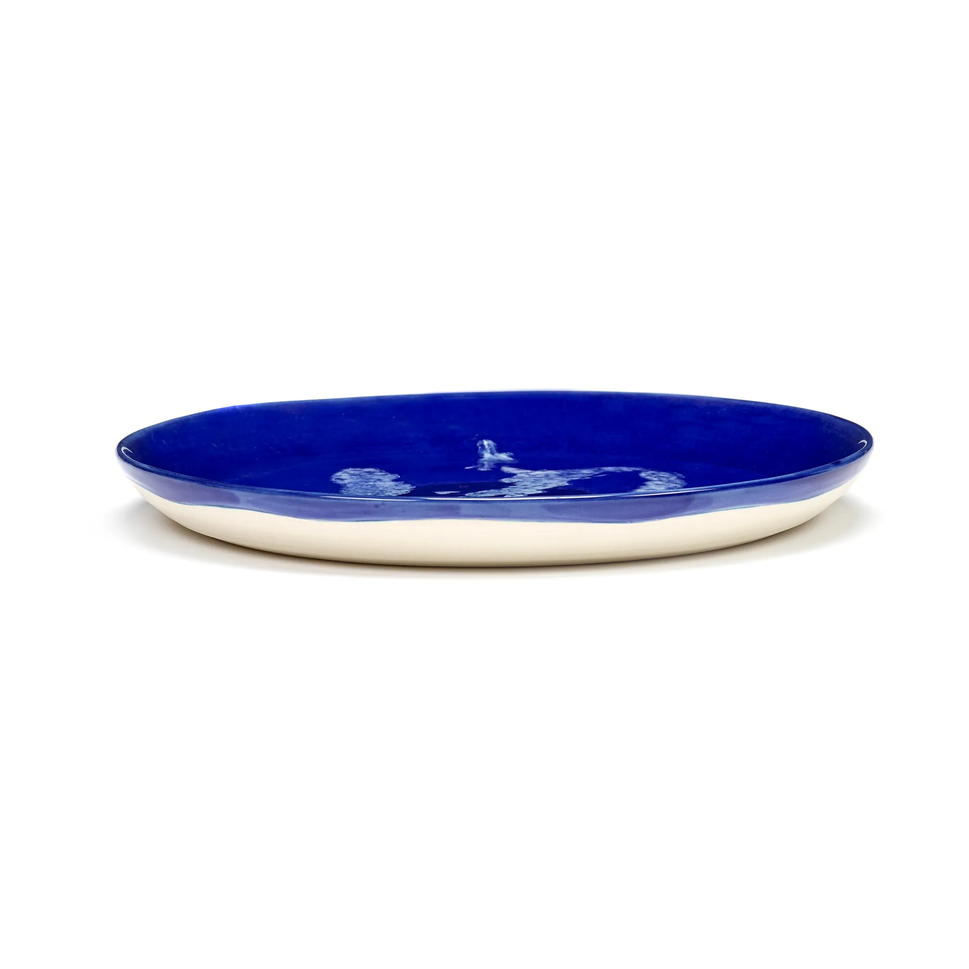 2 Platos Ottolenghi Feast S Ø19 cm, Dark blue-pepper white Serax