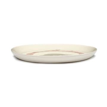 2 Platos Ottolenghi Feast S Ø19 cm - White stripes-red - Serax