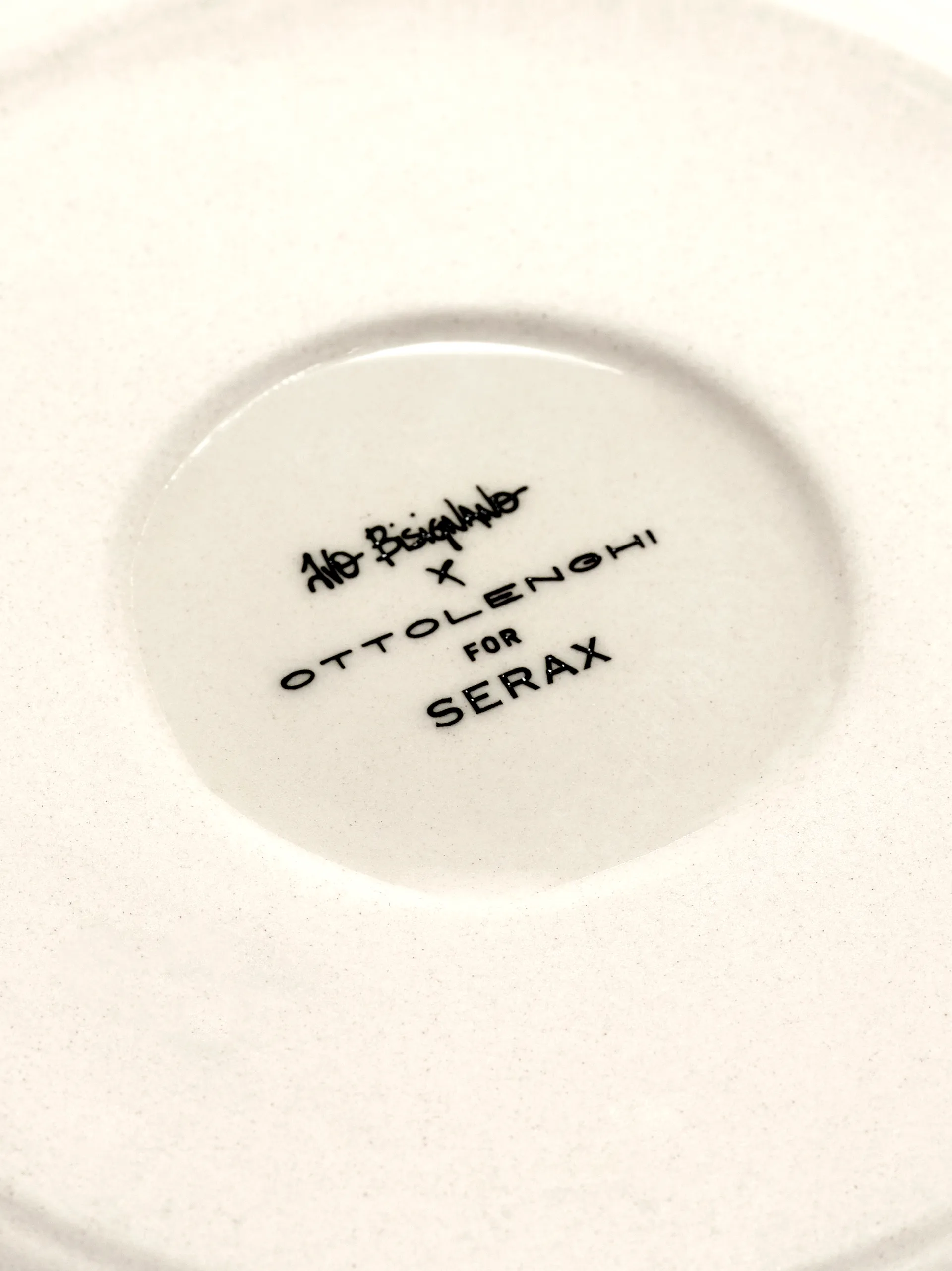 2 Platos Ottolenghi Feast S Ø19 cm, White stripes-red Serax