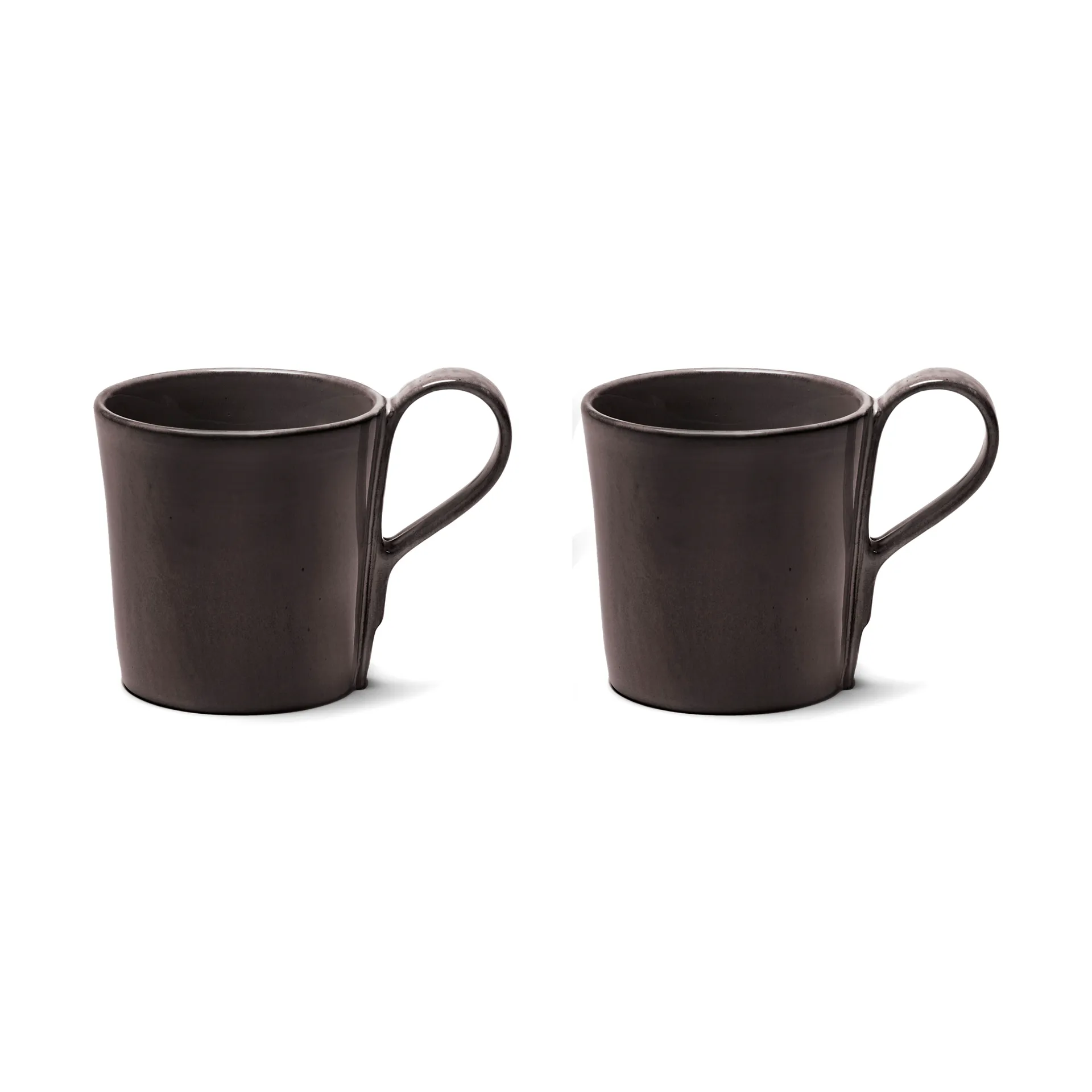 2 Tazas de café La Mère 13 cl, Dark brown Serax
