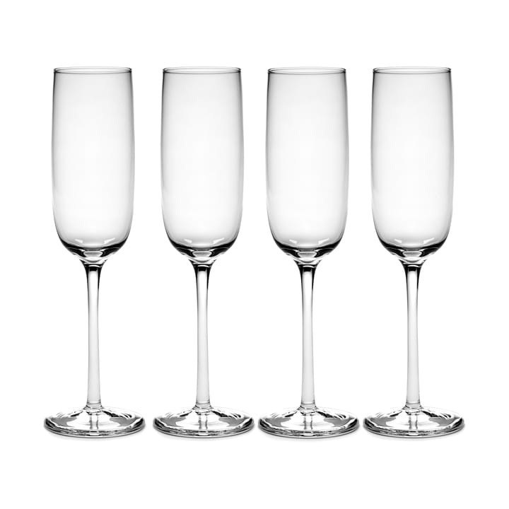 4 Copas de champán alargadas Passe-Partout 15 cl transparente - undefined - Serax