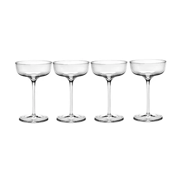 4 Copas de champán Passe-Partout 15 cl transparente - Serax