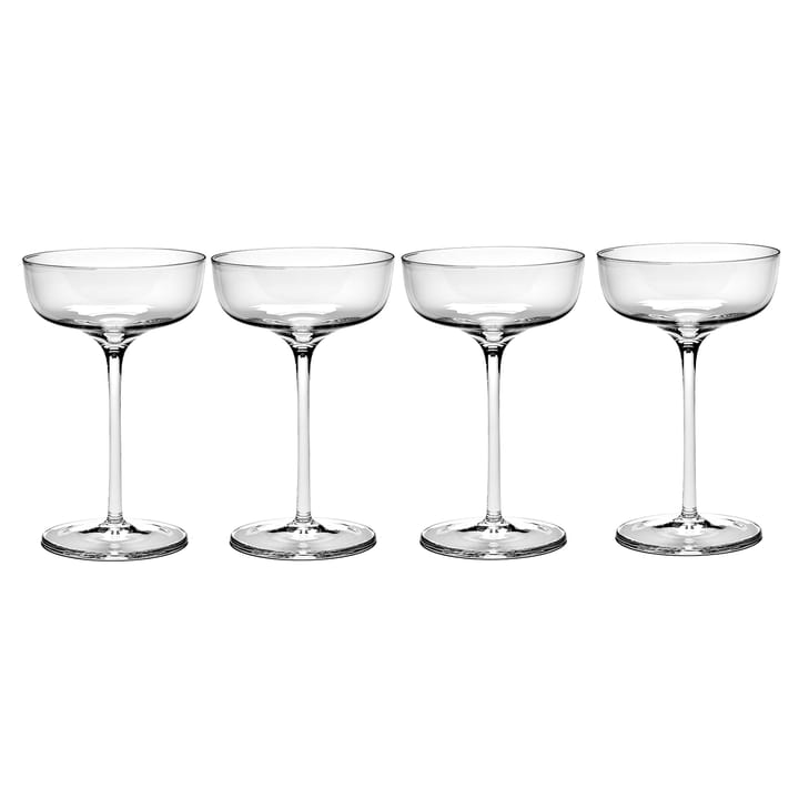 4 Copas de champán Passe-Partout 15 cl - transparente - Serax
