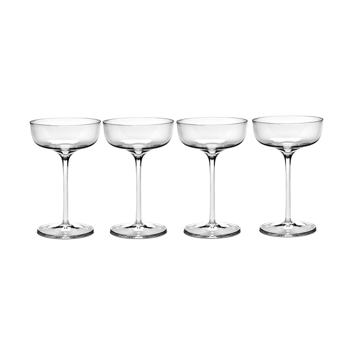 4 Copas de champán Passe-Partout 15 cl transparente Serax