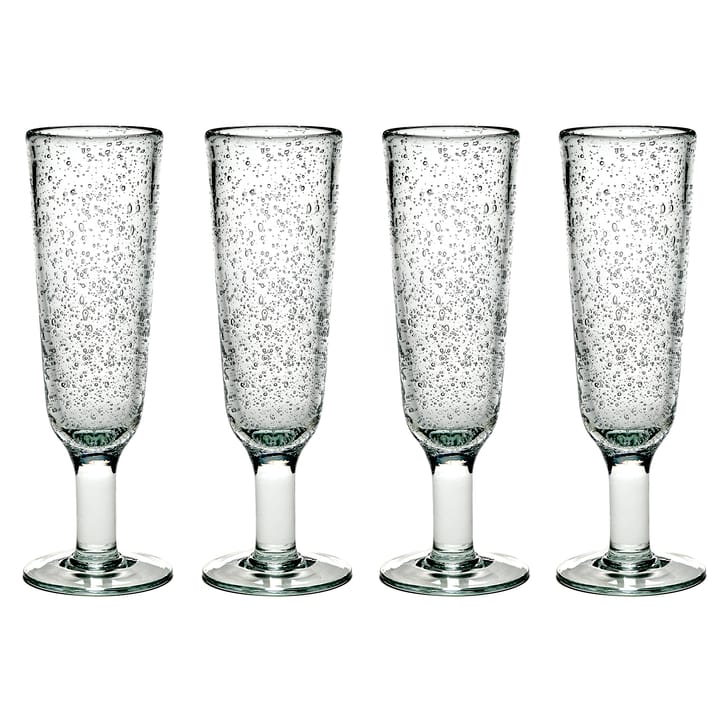 4 Copas de champán Pure Pascale - Transparente - Serax