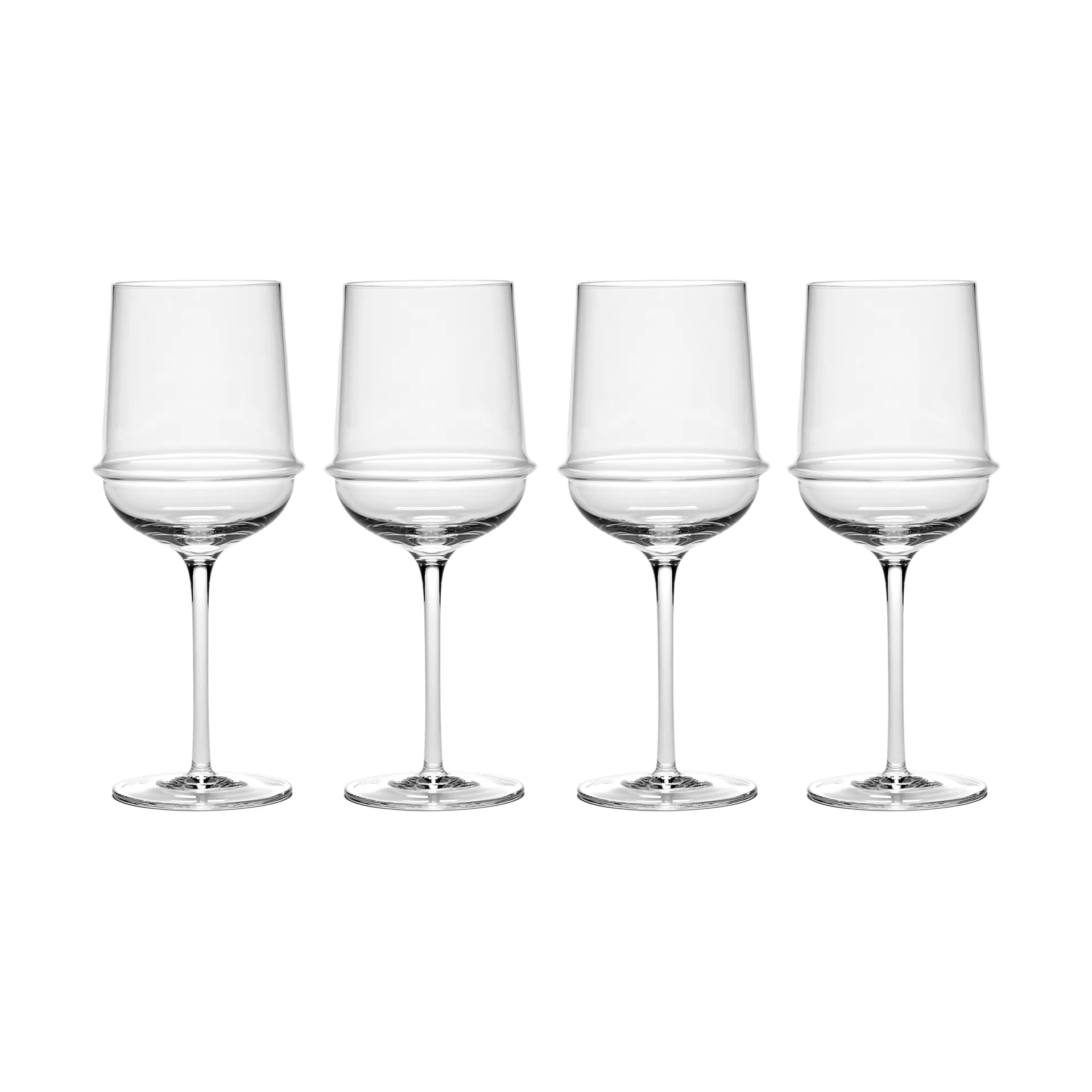 4 Copas de vino blanco Dune 30 cl, Clear Serax