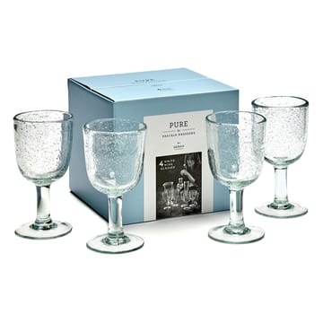 4 Copas de vino blanco Pure Pascale - Transparente - Serax