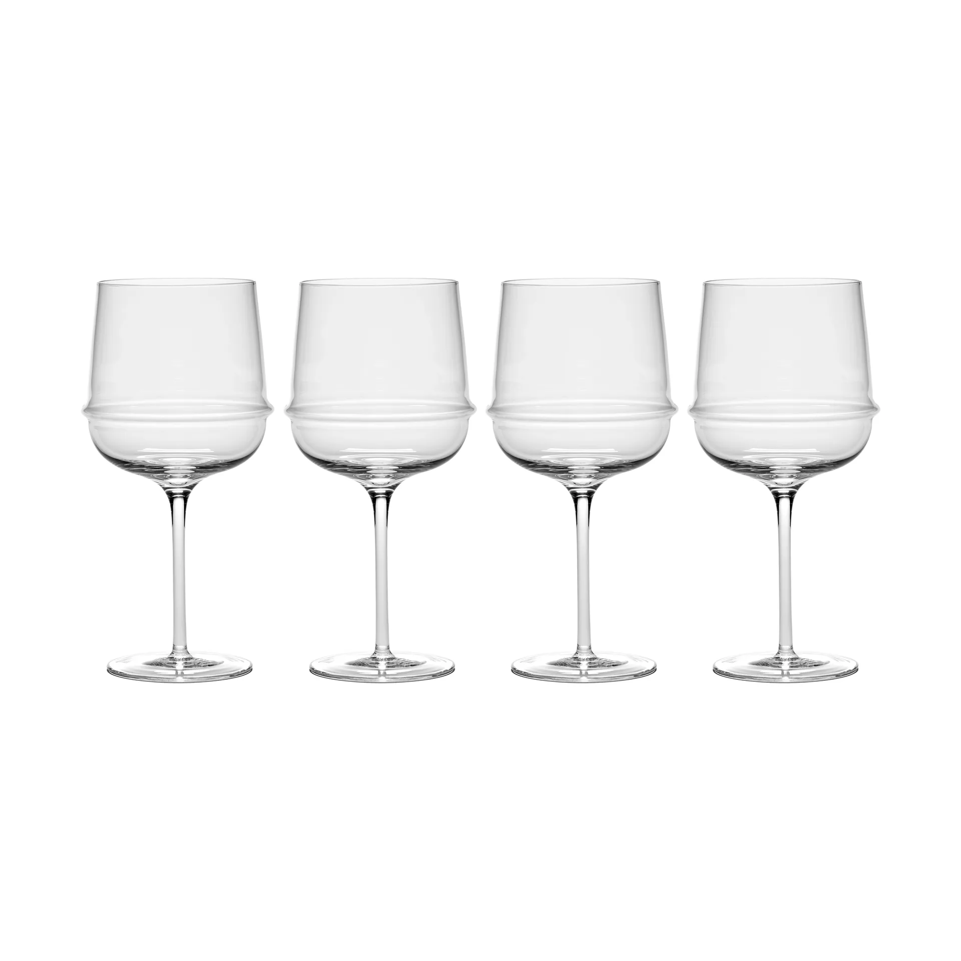 4 Copas de vino rojo Dune 45 cl, Clear Serax