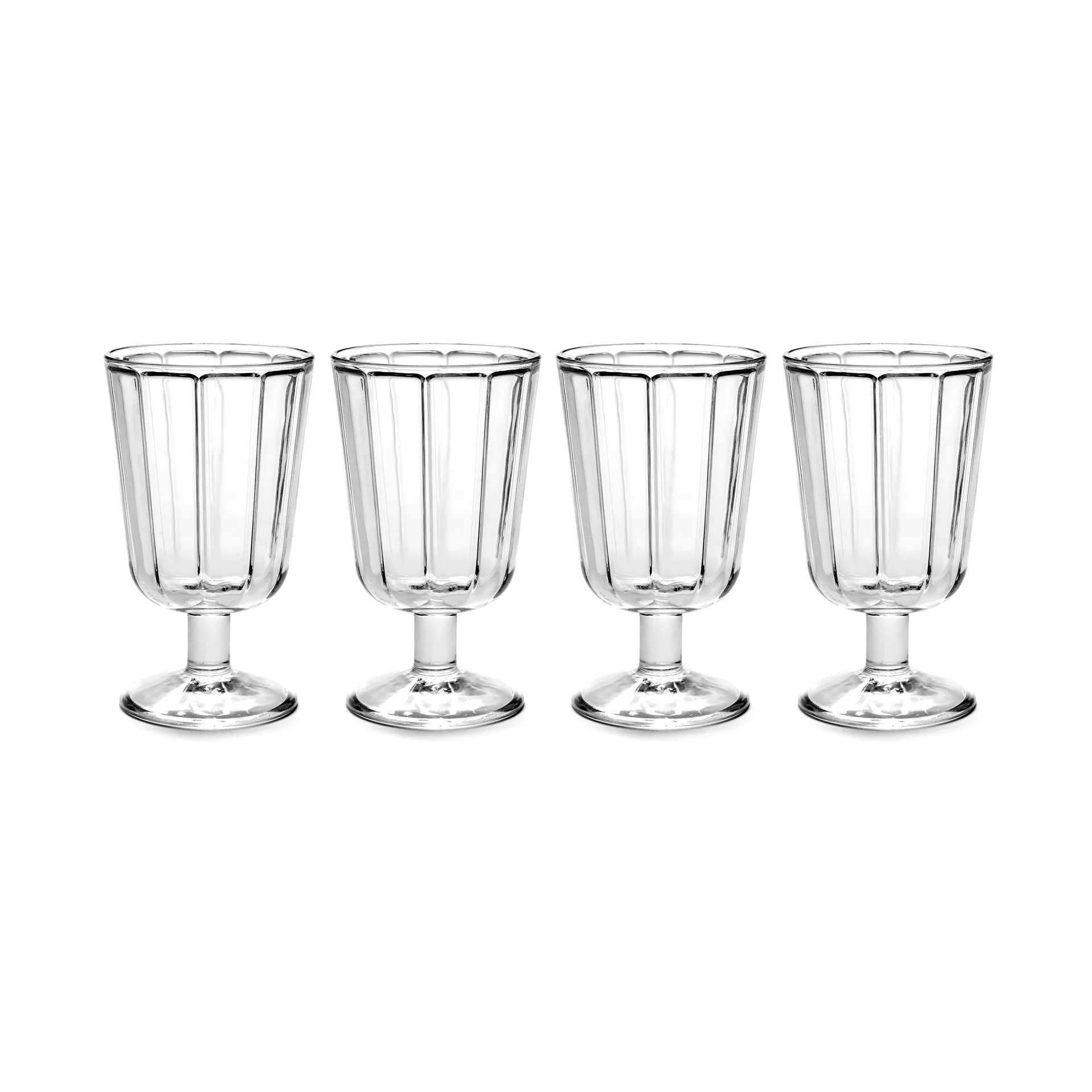 4 Copas de vino tinto Surface 23 cl Transparente,  Serax