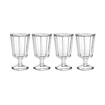 4 Copas de vino tinto Surface 23 cl Transparente - Serax