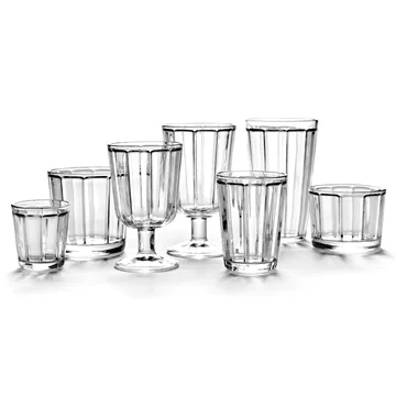 4 Copas de vino tinto Surface 23 cl Transparente - Serax