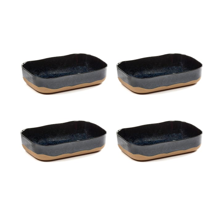 4 Platillos extra hondos La Nouvelle Table No5 L - Dark blue - Serax