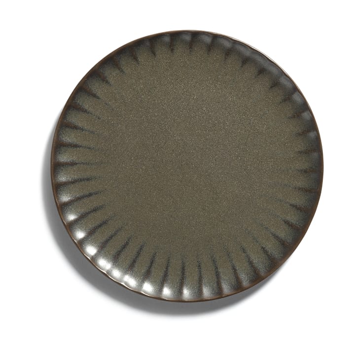 4 Platos Inku Ø21 cm, Green Serax
