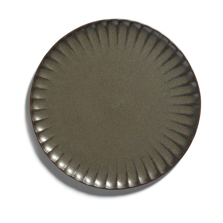 4 Platos Inku Ø24 cm, Green Serax