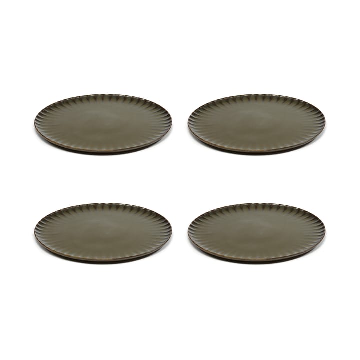 4 Platos Inku Ø27 cm - Green - Serax