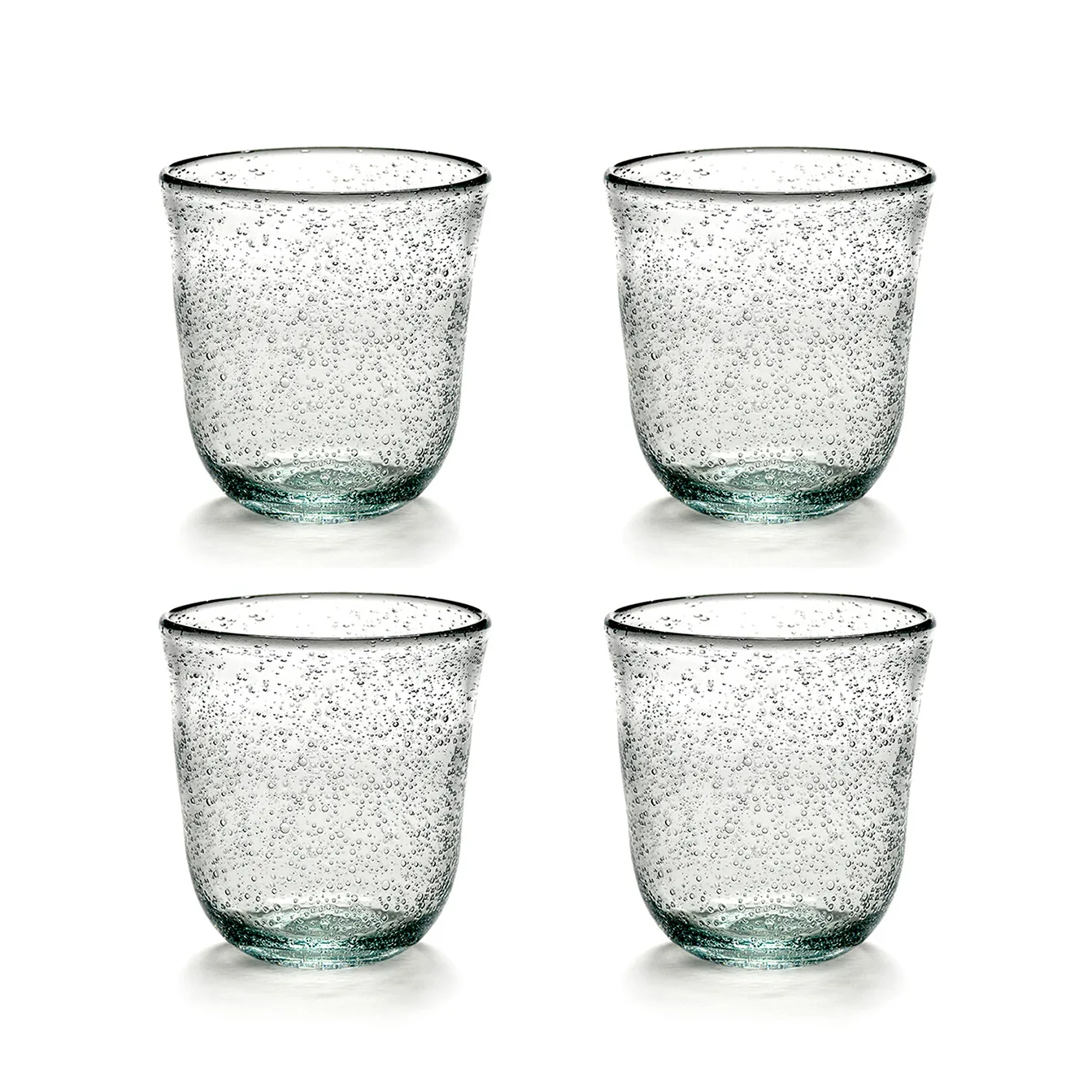 4 Vasos de agua Pure Pascale Transparente,  Serax